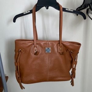 Dooney & Burke tote bag, inside needs to be cleaned.